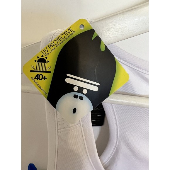 DUC Sports Womens Control Tennis Lawn Dress White Large UV Protection Stay Dry - Picture 6 of 8